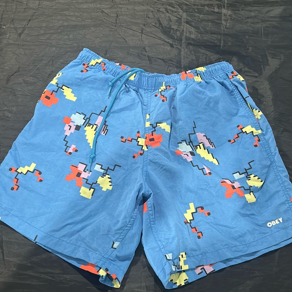 Obey Men’s Medium swim short (no liner)
